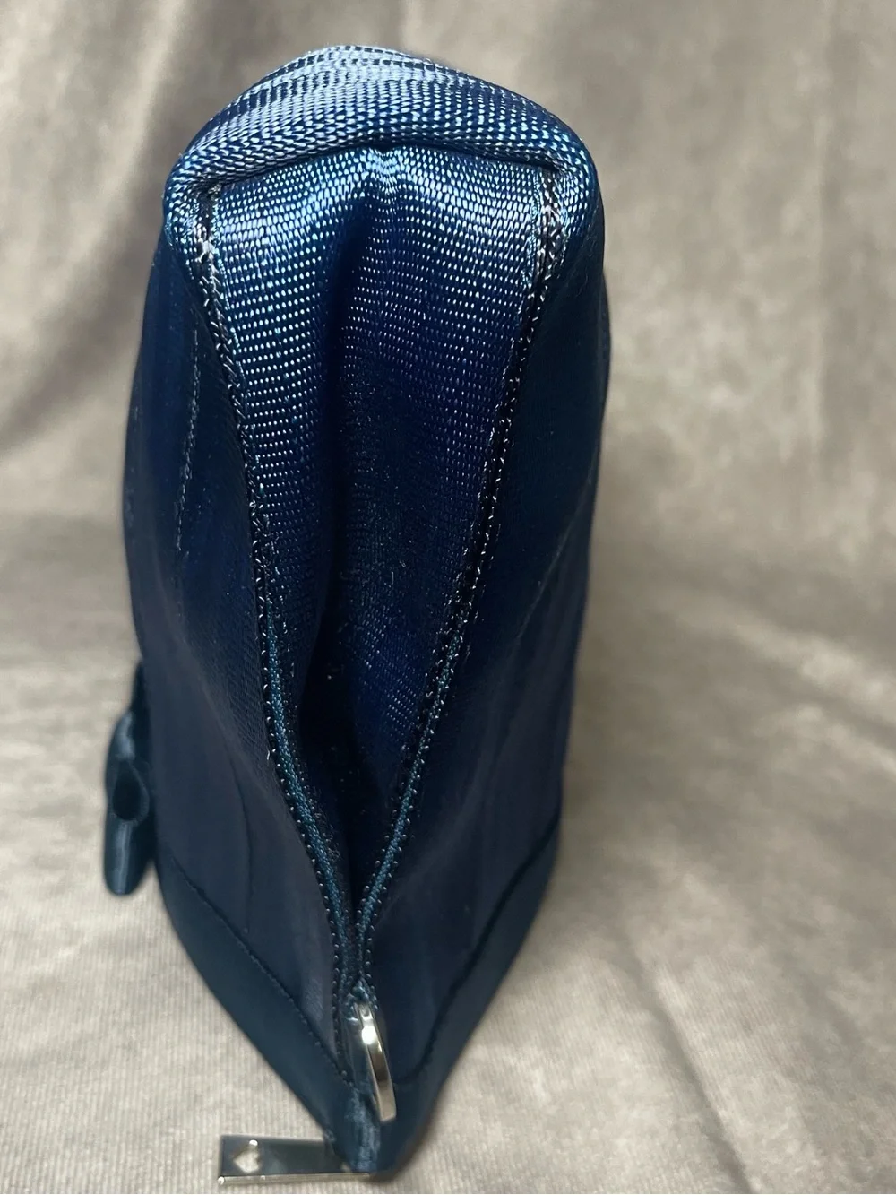 Harvey’s Seatbelt SLV Indigo Blue Bow Clutch Rootbeer Liner OG Hardware CNC